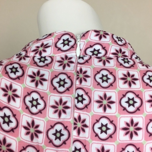 Modbe Retro Print Sleeveless Mini Dress - Picture 4 of 7